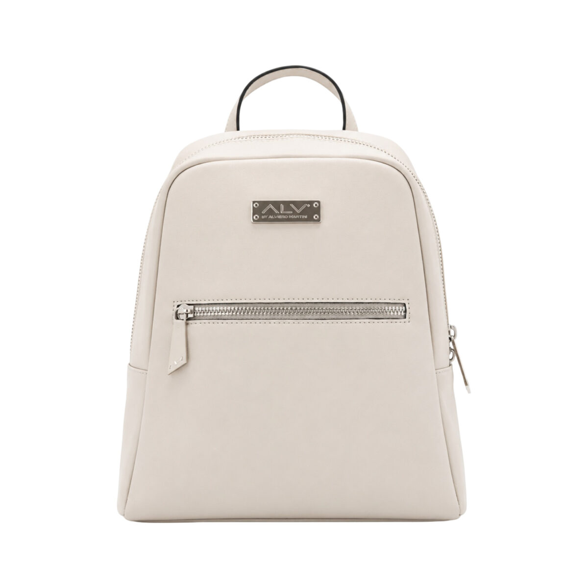 Zaino Piccolo in pelle ALV by Alviero Martini con Zip e Tasca Frontale - ALVSP0086