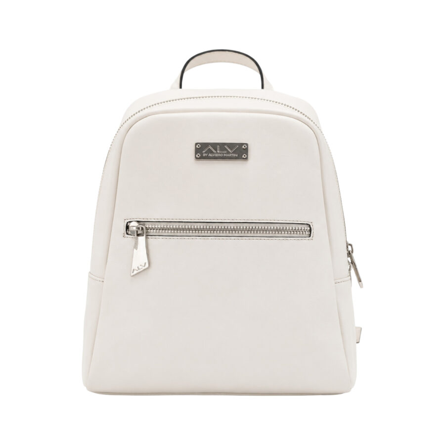 Zaino Piccolo in pelle ALV by Alviero Martini con Zip e Tasca Frontale - ALVSP0086