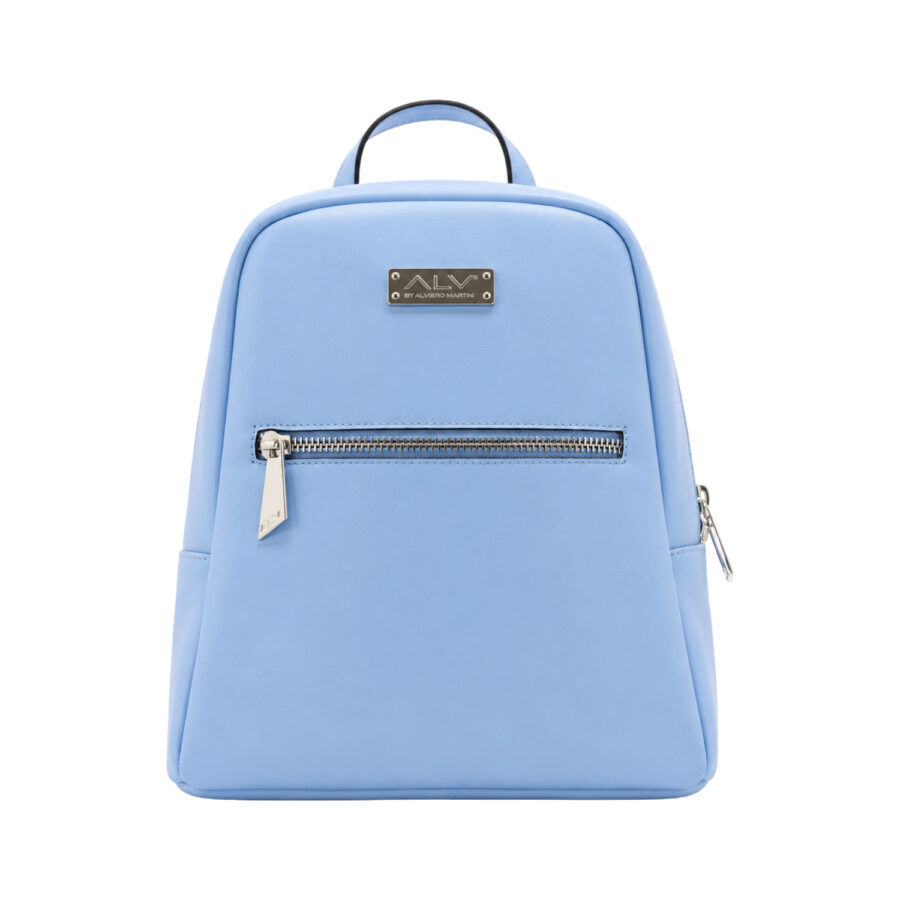 Zaino Piccolo in pelle ALV by Alviero Martini con Zip e Tasca Frontale - ALVSP0086