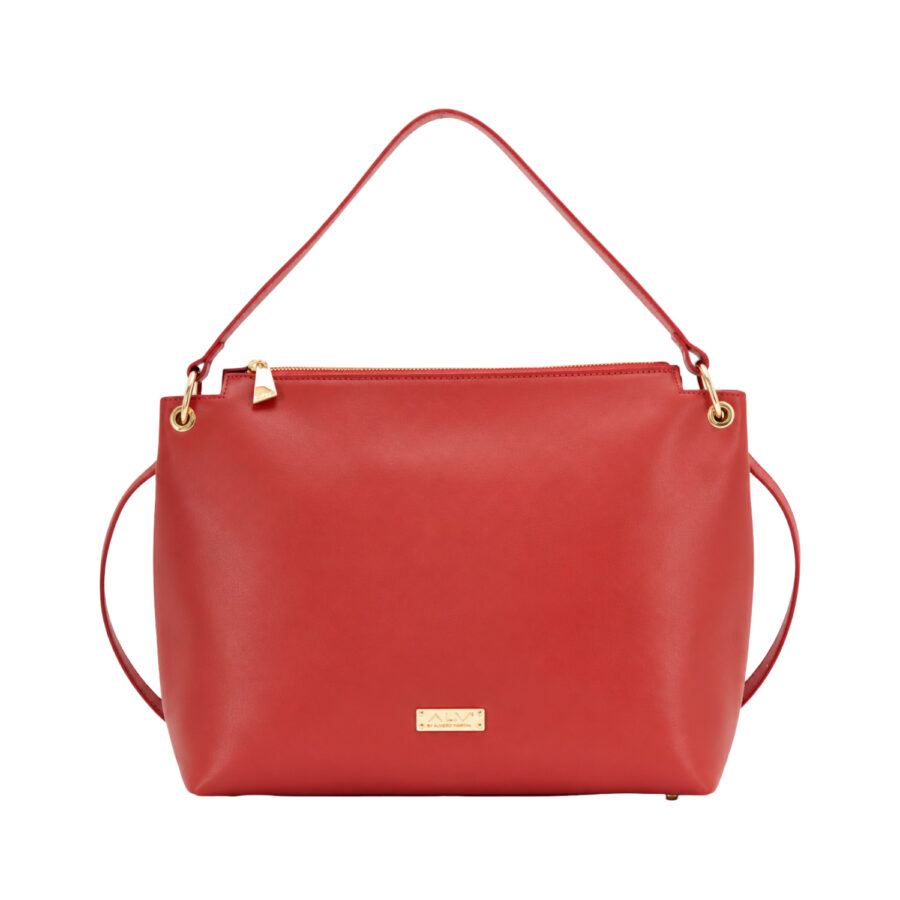 Borsa a Spalla in pelle ALV by Alviero Martini con Tracolla Removibile - ALVSP0087