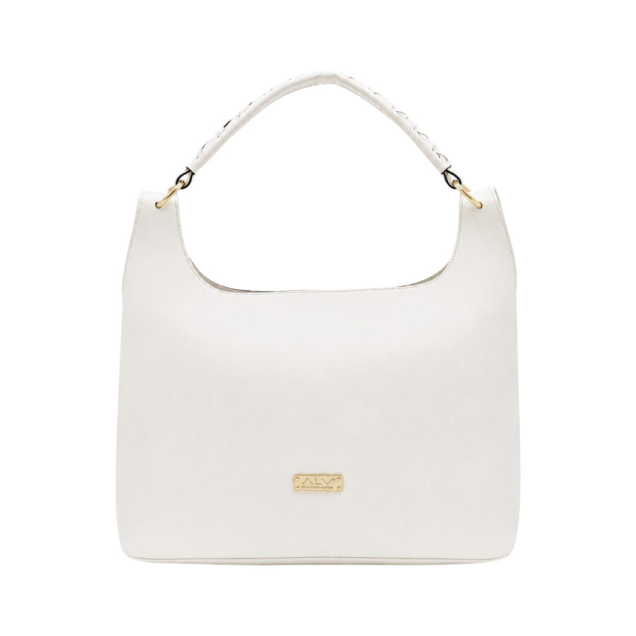 Borsa Hobo in pelle ALV by Alviero Martini con Manico Intrecciato - ALVSP0088