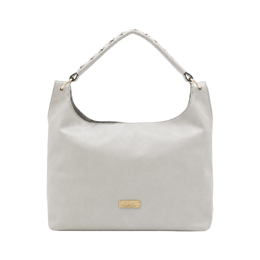 Borsa Hobo in pelle ALV by Alviero Martini con Manico Intrecciato - ALVSP0088