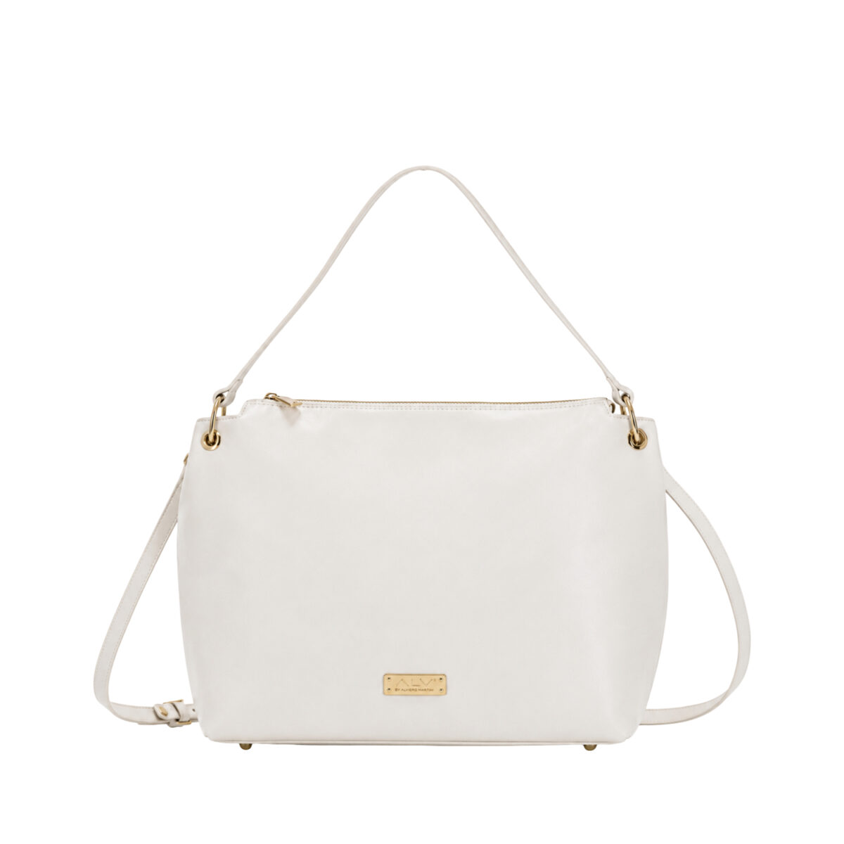 Borsa a Spalla in pelle ALV by Alviero Martini con Tracolla Removibile - ALVSP0087
